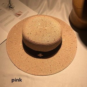 Kapelusze ciepłe artystę czapkę czapkę wiadro setek designerskiej słomy pszczoła duża rondo zamontowana czapki kubek kapelusz kobiet kapelusze męskie lata