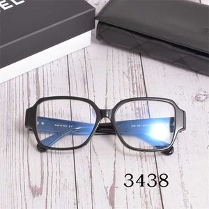 Occhiali da sole Il nuovo piatto quadrato 3438 di Xiaoxiang di alta qualità può essere abbinato alla montatura per occhiali leggeri piatti miopia