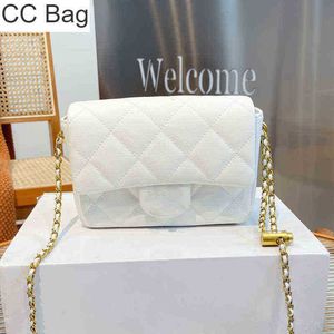 CC Bag Shopping Bags Luxury Pearl Colors Classic Mini Flap Square Caviar Leather Calfskin Adjustable Strap Matelasse Chain Designer Cross Bo