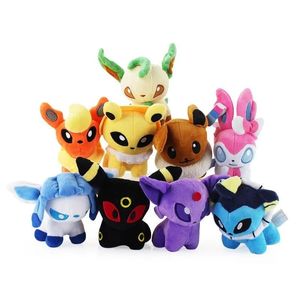 سلسلة جيب لطيف لطيف Fox Fox Plush Toys Children's Games Playmatis