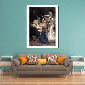 Lied der Engel William Adolphe Bouguereau Gemälde, klassische Kunstreplik, handgemalt, hochwertige Bürodekoration
