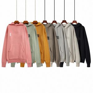 Ess Kids örgü kazak tasarımcısı kazık gevşek kıyafetler kızlar kızlar aile eşleşen kıyafetler sıcak gömlek sonbahar kış kapüşonlu sokak kıyafetleri sweatshirts üst 09q4#