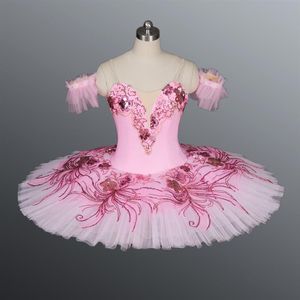 Profesyonel Tutu Bale Yetişkin Pembe Kadınlar Nutcracker Marzipan Pancake Ballet Tutu Elbise Wome331J için Mavi Bale Sahne Kostümü