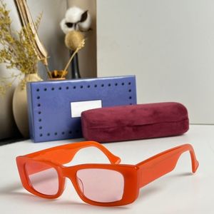 2023 homens homens homens de alta qualidade óculos de sol Red Plank full frame gradiente rosa cor estreita copos retângulo disponível com caixa