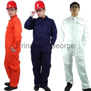 Others Apparel 100Cotton Worker Overall Jumpsuit Auto Repairman Mechanical Work clothing plus size singer come MaleFemale Uniform Coverall x0711