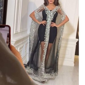 Pants Sexy Night Club Dress Women Short Sleeve Sequin Mesh Suit Gowntwo Piece Mesh Long Dress Perspective Mesh Bodycon Vestidos