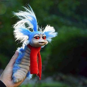 Worm from Labyrinths 7.5inch Labyrinth The Worm Plushies Toys Handmade Worm Stuffed Toy Funny Present Plush Doll Funny Gifts#g3 L230620