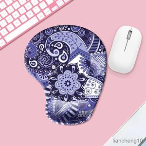 Almofadas de pulso de pulso Almofada de pulso de jogo de flores Almofada de pulso de mouse bonito e simples para meninas Acessórios de mouse de pulso R230711