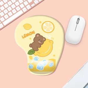 Mouse Pads Wrist Animal Mouse Pad with Wrist Support Anti Hand Rest Cute Mat for PC Computer Gaming R230711