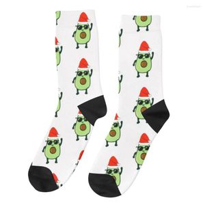 Frauensocken Avocado Weihnachtsmann Weihnachtsstrumpf Geschenk für Männer und Jugendliche