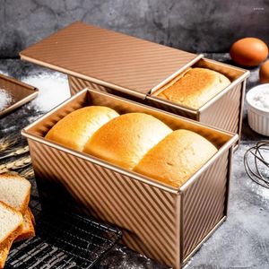 Pişirme Kalıpları Ekmek Tost Kalıp Oluklu Yapışmaz Kaplama Isı Direnç Karbon Çelik Somun Pan Pastası Araçları