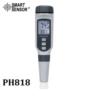 PH Metre Profesyonel Kalem Tipi PH Metre Taşınabilir PH Su Kalitesi Test Cihazı Akvaryum Acidimetre Su PH Asitlik Ölçer PH818 230710