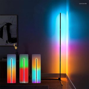 Floor Lamps Lamp Led Modern Decor Smart Light Tuya Corner Remote Controlled Rgb For Living Room Screen