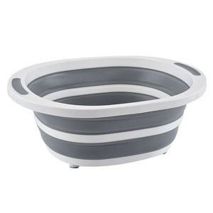 Pias de banheiro Creative Home Silicone portátil dobrável lavatório de viagem expansão lavatório 230710