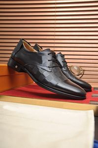 2023 男性フォーマル花婿のドレスシューズブランドのウェディングパーティーポインテッドトゥフラット男性ビジネス本革手作りの靴サイズ 38-45