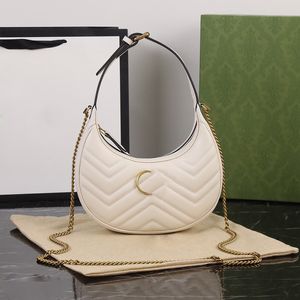 Designer-Tasche Damen-Umhängetasche aus Leder, tragbare wasserdichte Tragetasche, Temperament-Ketten-Umhängetasche, modische Unterarmtasche 699514