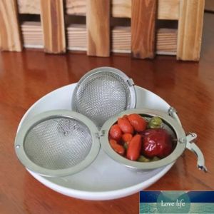 1 pç bolas de chá de aço inoxidável esfera travando filtro de chá de especiarias filtro de malha infusor de chá conjunto de chá de ervas de qualidade preferida