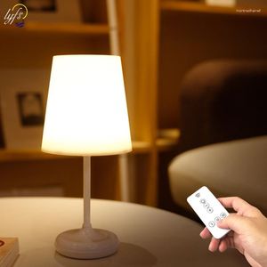 Tischlampen LED-Lese-Augenschutz-Schreibtischlampe Touch-dimmbare USB-Aufladung mit Fernbedienung für die Beleuchtung von Nachtlichtern