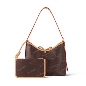 2024 designer tote bag handbag women totes pm brown flower leather handbags big bags backpack crossy body purse fashion 46203 29cm #LCA-01