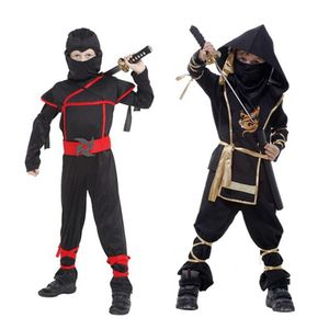 Dzieci Ninja kostiumy impreza z okazji Halloween chłopcy dziewczęta wojownik Stealth dzieci Cosplay zabójca kostium prezenty na dzień dziecka285Y