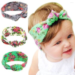 Acessórios para o cabelo Foddsia 1 pçs gravata nó bandana impressão crianças meninas turbante headwrap estilo verão bandeau b45