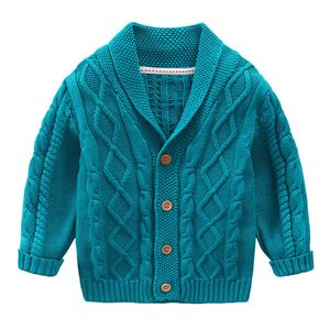 Abiti coordinati per la famiglia Maglione invernale per bambini Cardigan Ragazzi Manica lunga Scollo a V Tinta unita Moda casual Maglioni per bambini di 1 10 anni 230711