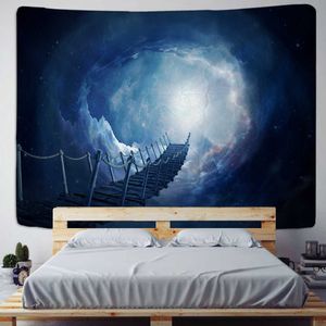 Tapissries Bermuda Tapestry Wall Ocean Witchcraft Decoration Home Decor Wall Whale Tapestry