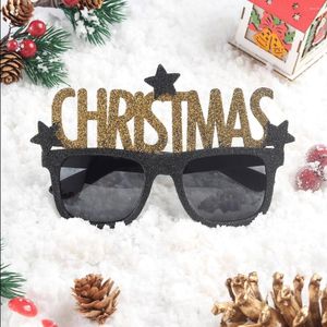 Occhiali da sole 2023 Decorazione natalizia Occhiali Regali per bambini adulti Festa di festa Decorazioni natalizie creative Anno Noel