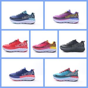 H o K A Bondi 5 Koşu Ayakkabıları Erkek Kadınlar Hafif Yastık Maraton Emilim Karayolu spor ayakkabıları