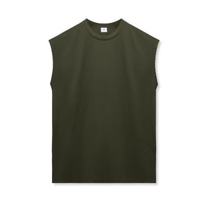 Fiess Kleidung für den Sommer, lockere Sportkleidung, Workout, einfarbige Weste, Oberteile, Hosen, Tanktop für Herren, Netzstoff, schnell trocknend, ärmellose Hemden