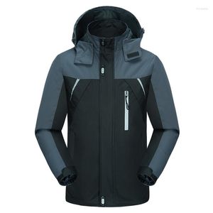 Jaquetas masculinas jaquetas masculinas capas de chuva esportes ao ar livre esqui primavera outono casacos masculinos à prova dwaterproof água blusão respirável com capuz