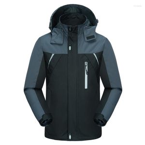 Herrenjacken Herrenjacke Regenmäntel Sport Outdoor Skifahren Frühling Herbst Männliche Mäntel Wasserdichte Windjacke Atmungsaktive Kapuze