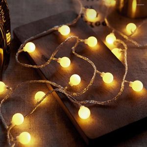 Strings LED Solar Light Outdoor Garland Street Bulb String As Christmas Decoration Lamp For Garden Indoor Holiday Lighting