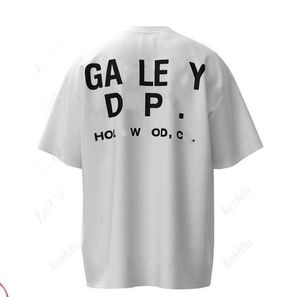 Mens T-Shirt Designer Galleries Tee Depts T shirts Summer Short sleeves Leisure Fashion tops Cottons Letter print Luxurys women Clothing Size S-XL o6