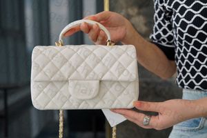 10A Chain Bag Classic Flap Bag Women Handle Shoulder Bag Italian Genuine Leather Checker Designer Bag with Box