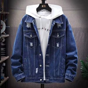 Mens Jackets Denim Jacket Spring and Autumn Leisure Fashion Outdoor Coat Top 230710