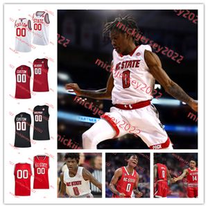 Breon Pass Chase Graham NC State Jersey Custom Stitched 13 KJ Keatts 14 Casey Morsell 20 Alex Nunnally 22 Jordon Snell NC State Wolfpack Basketball Jerseys