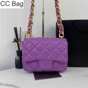 CC Bag Shopping s 22ss Bold Chain Flap Ascellare Pelle di pecora di alta qualità Sette colori Scelta Classic Quilting Top Catene in metallo dorato Sho