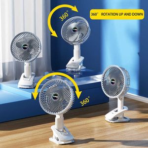 Electric Fans Rechargeable fan 3-gears Wireless Electric fan multifunctional USB Desktop fans Clip fans Ceiling fans