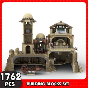 Bloki MOC Space War Movie Tatooine Desert Power Plant Village Building architektura Daimyo s zabawka dla dzieci 230710