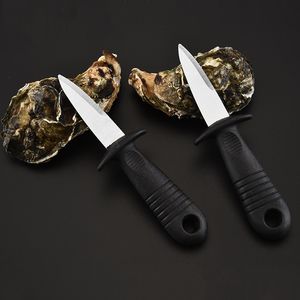 Coltello multifunzione per sgusciare ostriche in acciaio inossidabile Durevole guscio di capesante aperto Coltelli per frutti di mare Strumenti Shucker a spigoli vivi