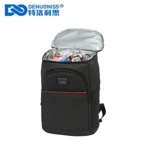 Pacotes de gelo/sacos isotérmicos DENUONISS 20L Mochila Térmica À Prova D' Água Espessada Bolsa Cooler Grande Bolsa Isolada Mochila Piquenique Cooler Bolsa Geladeira 230710