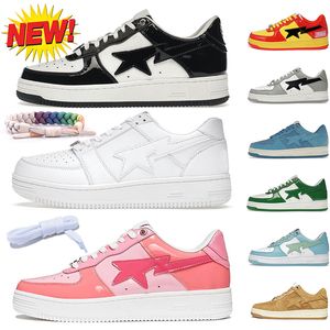 Sk8 Men Designer Casual Shoes Women Sneakers Low Black White Blue Camo Green Beige Suede Combo Pink Leather Jogging Star