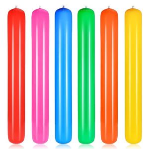 Sand Play Water Fun 4 PCS Infláveis Cheer Sticks Colorido Adultos Float Macarrão Jogos Ao Ar Livre Brinquedo para Praias Piscina Decoração de Festa 230711