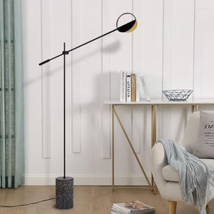 Floor Lamps Nordic Modern Led Standing Lamp Bedroom Bedside Study Room Stone Stand Light Living Personality Decorative