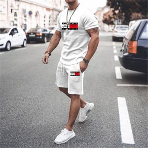 Men s Tracksuits 2023 Cotton Brand T Shirts Shorts Two Pieces Sets Luxury leisure 2 Piece Outfit Streetwear Summer Quality Tracksuit 230711