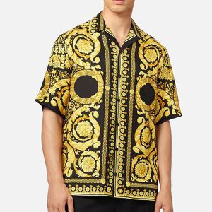 Hawaii Designer Men Casual Shirts Fashion Business Summer Beach Shirt Slim Fit Różne wzory Drukuj krótkie rękawy Męskie koszule ubraniowe