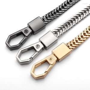 Anhänger Halsketten Klassische Mode Edelstahlgürtel Brieftasche Kette Männer Rave Bankettparty Bundszubehör Rhombus Schnallen Schmuck Schmuck