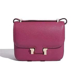 Senior-Tasche Damen 2023 neue Palm-Tofu-Tasche im westlichen Stil einfarbige Mode-Schulter-Umhängetasche kleine quadratische Tasche