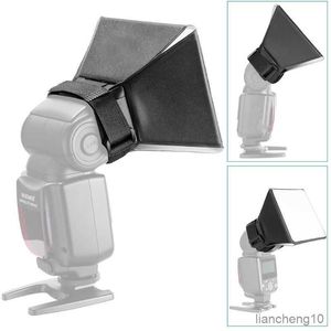 Flash Diffusers 573a Universal Flateble Flash Softbox Diffuser Camera Photo Speedlight Soft Box Kit R230712